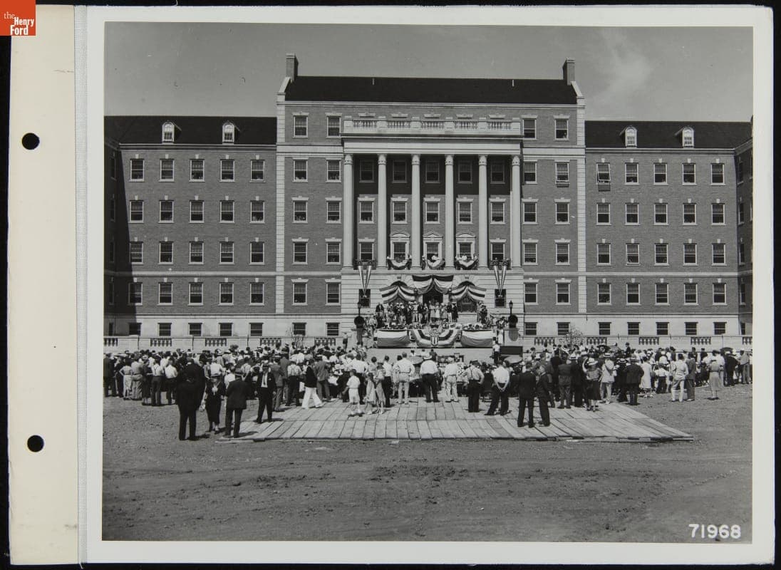 Veterans Hospital Dedication, Southfield and Outer Drive, Allen Park, Michigan, June 1939
