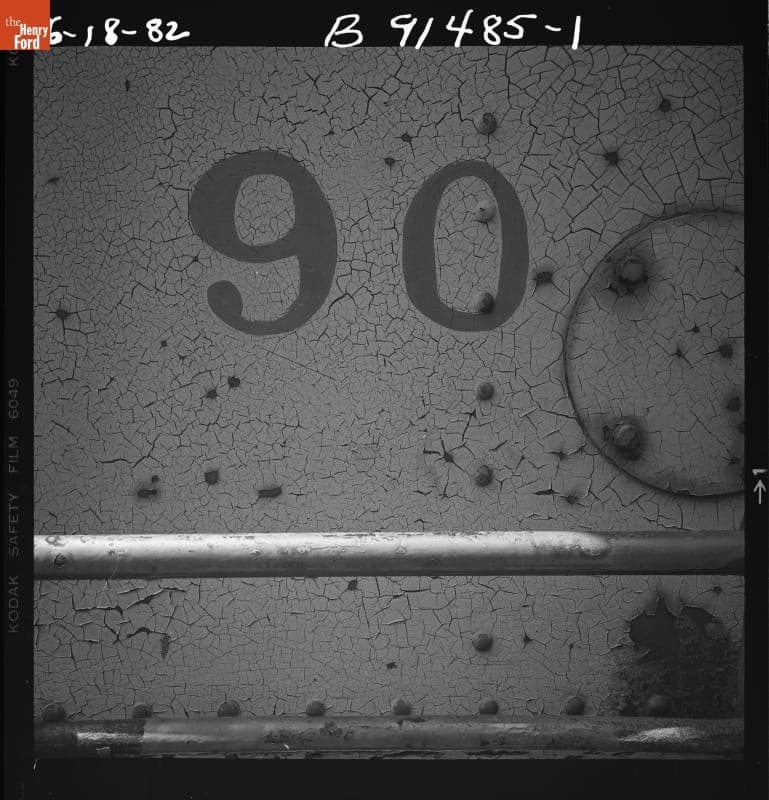 Ingersoll-Rand Diesel-Electric Locomotive #90 Before Restoration at Henry Ford Museum, 1982