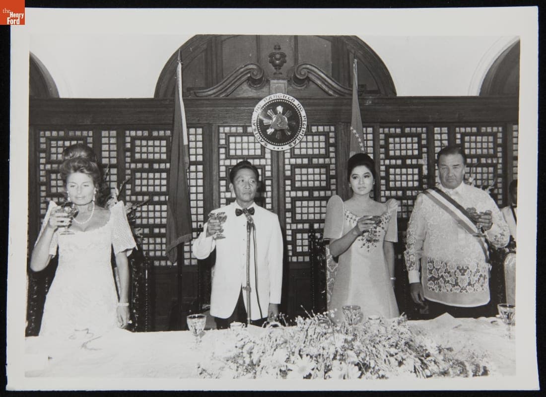 State Dinner for Henry Ford II and Cristina Ford Hosted by President and Mrs. Ferdinand E. Marcos, March 1971
