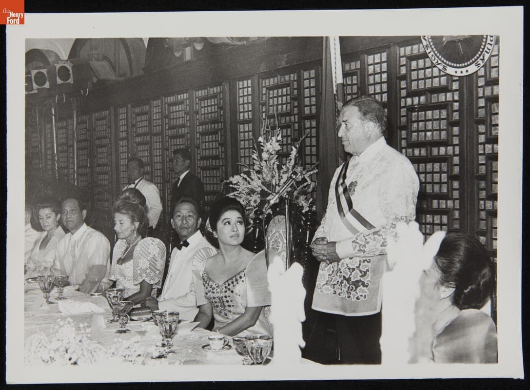 State Dinner for Henry Ford II and Cristina Ford Hosted by President and Mrs. Ferdinand E. Marcos, March 1971