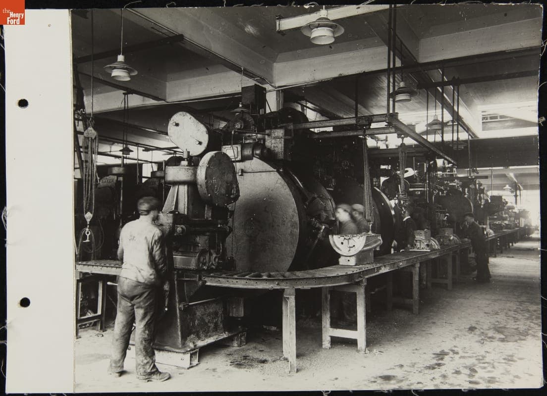 Cylinder Block Line, Ford Plant in Cork, Ireland, February 1929