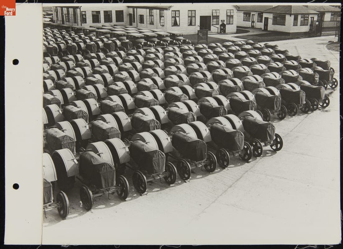 Tractors for Shipment on the SS Falkenstein, Ford Plant at Cork, Ireland, August 1929