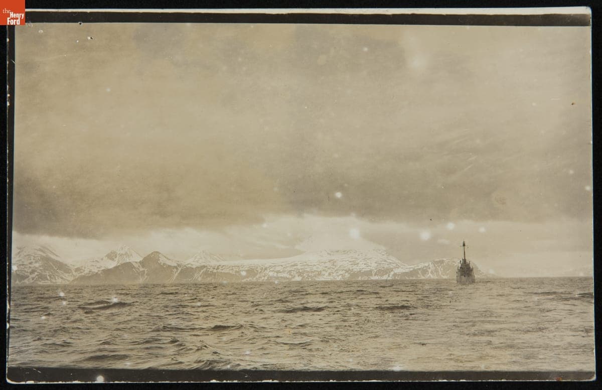 Hammerfest, Norway from USS Eagle 3, Bound for Arkhangelsk, May 20, 1919