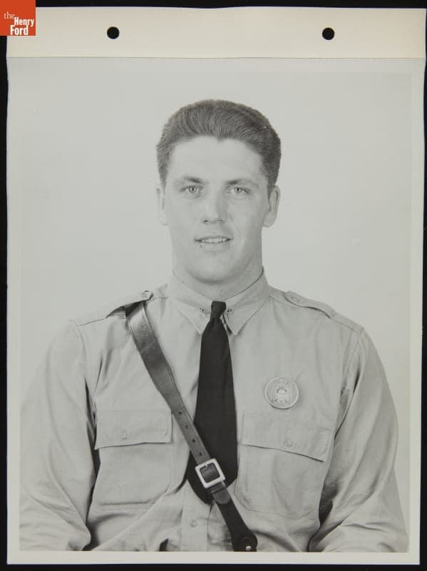 Detroit Lions Tackle and Ford Employee Tom Kennedy, August 1944