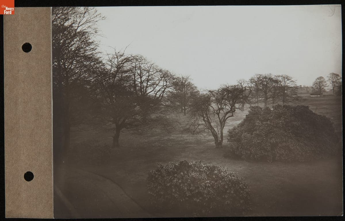 Grounds at Oughtrington Hall, circa 1915
