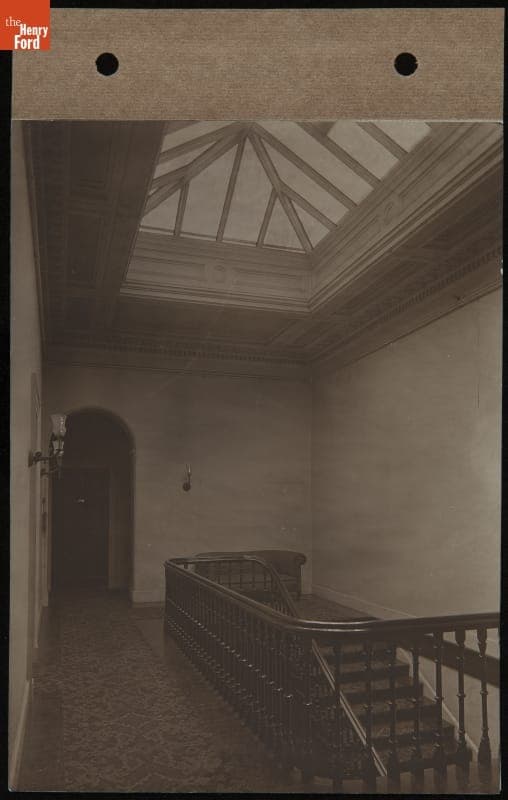 Upstairs Hall, Oughtrington Hall, circa 1915