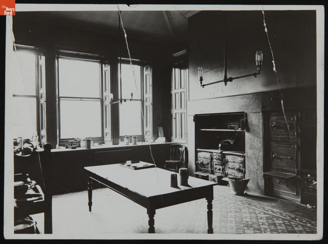 Kitchen, Oughtrington Hall, circa 1915