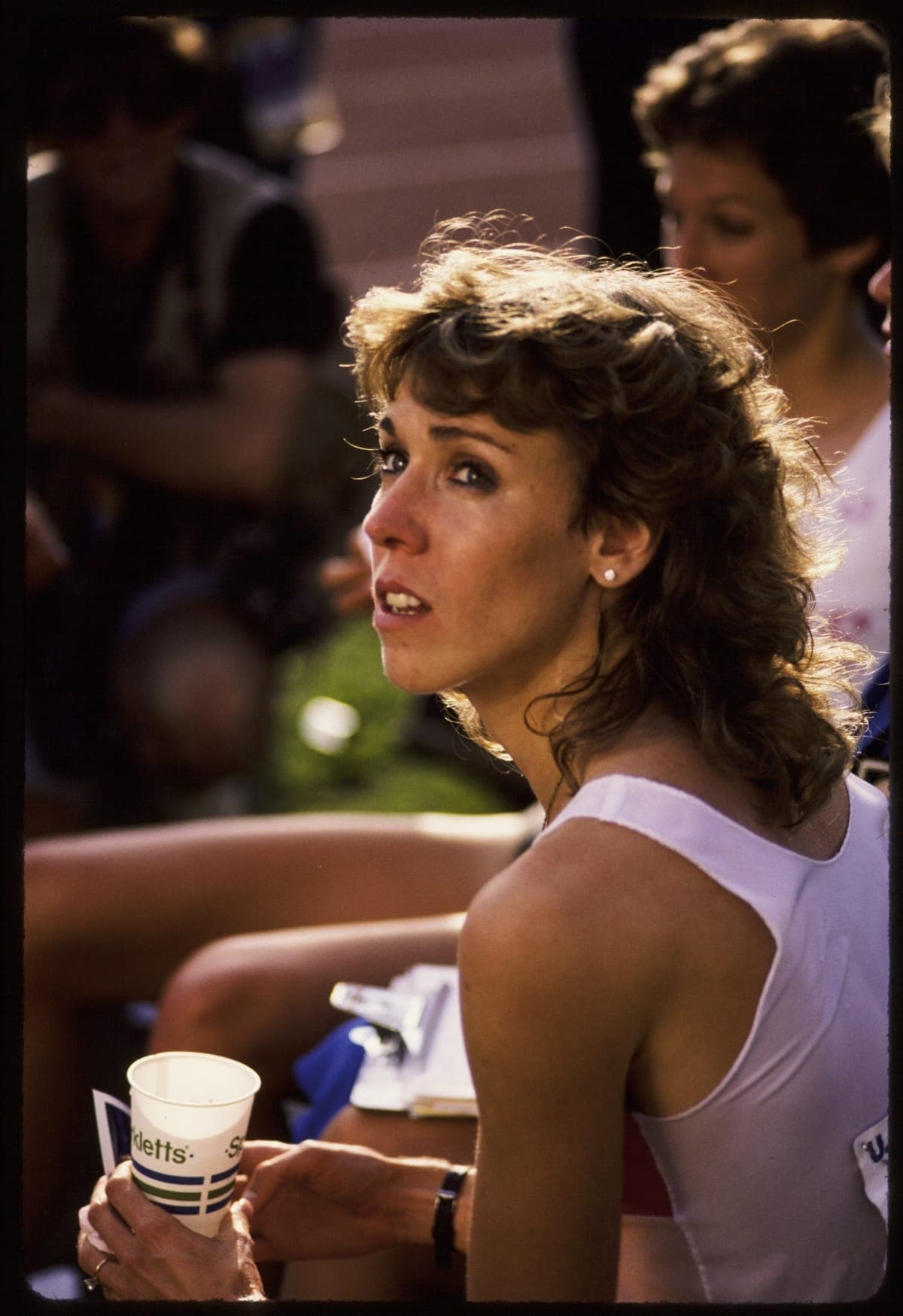 Mary Decker at 1984 Olympic Trials, June 1984