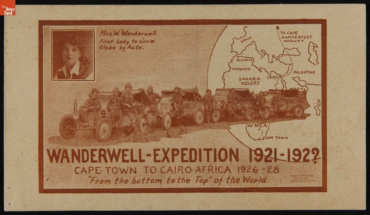 Postcard, Wanderwell Expedition 1921-192?