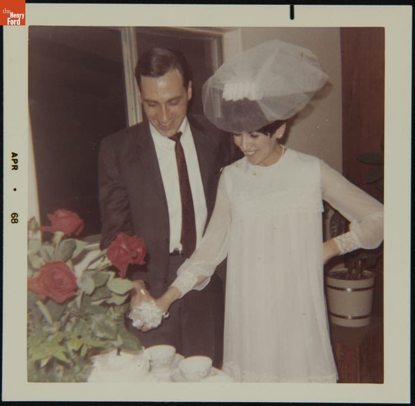 Rose Pecchia at Her Wedding in 1968
