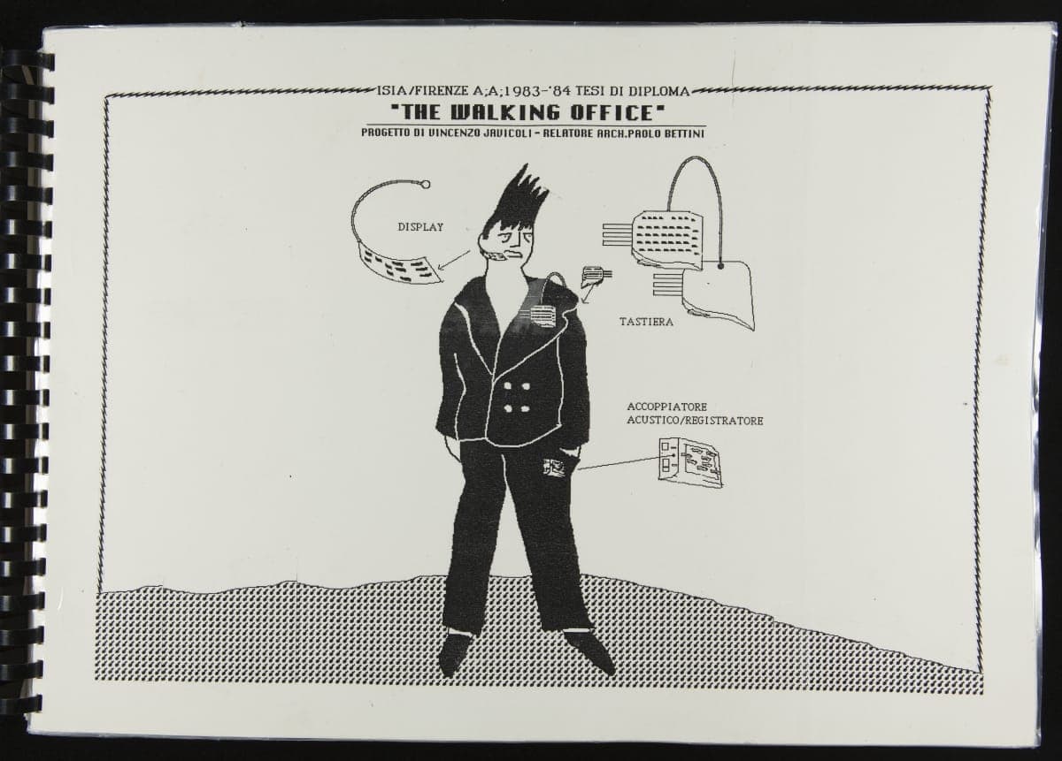 Thesis, "The Walking Office" Wearable Computer Prototype, 1984