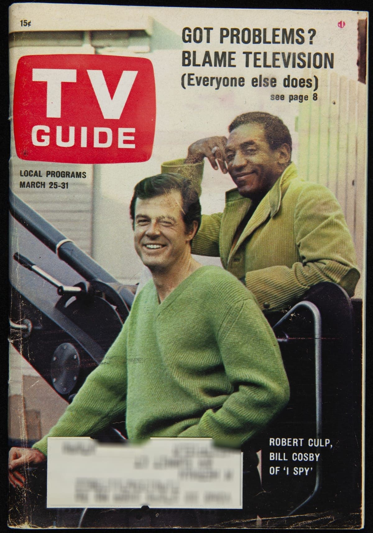 TV Guide for March 25-31, 1967, "Got Problems? Blame Television (Everyone else does)"