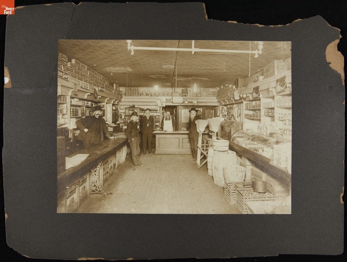 Interior of a General Store, circa 1900