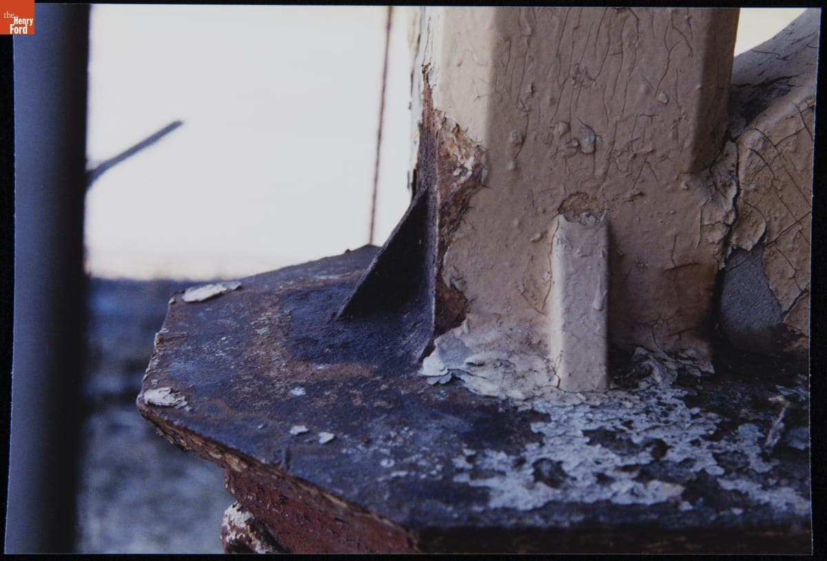 Detail of Top of Capital from Detroit Central Market Building, circa 2003
