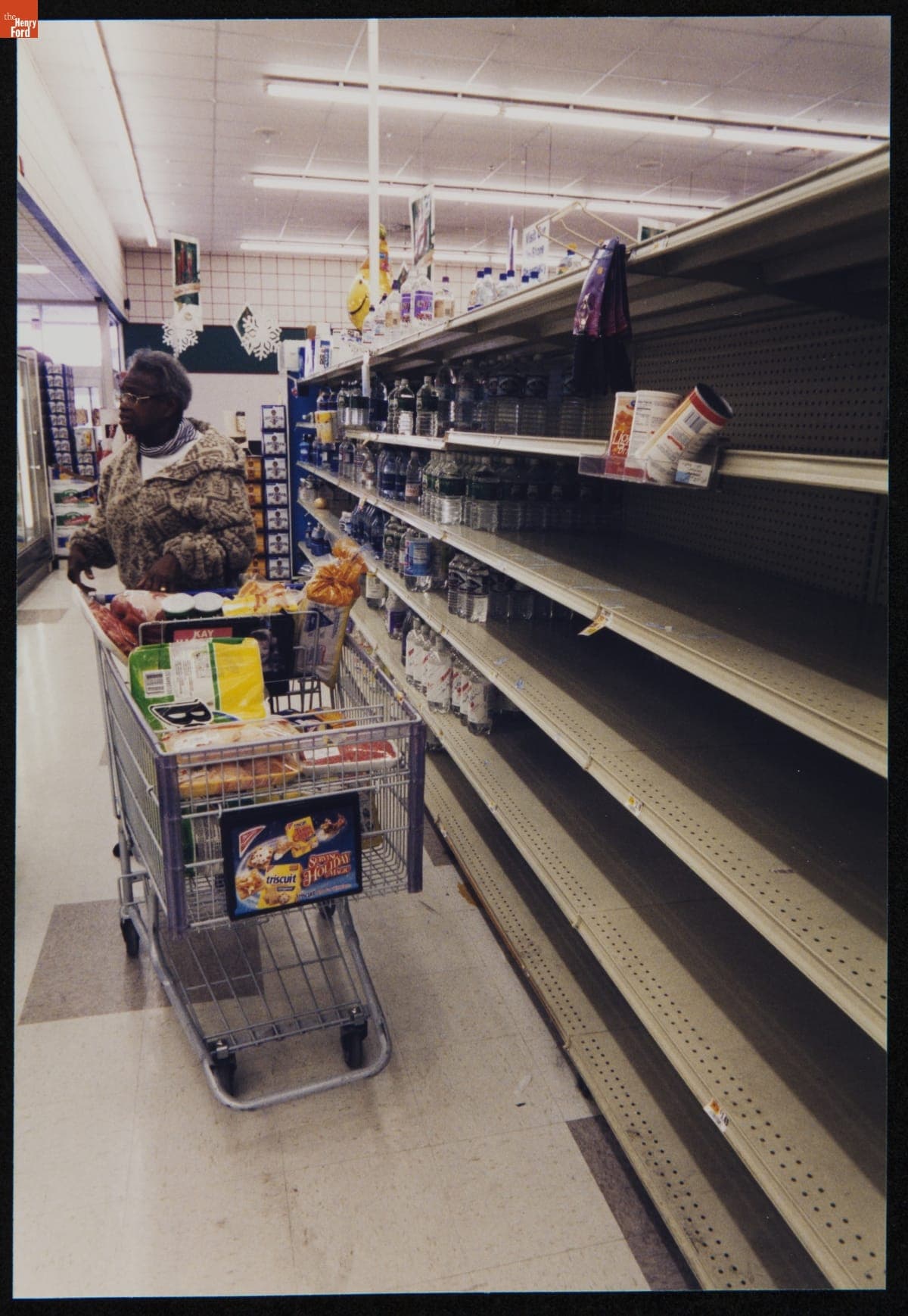 Grocery Shopping at Kroger in Dearborn, Michigan, December 31, 1999