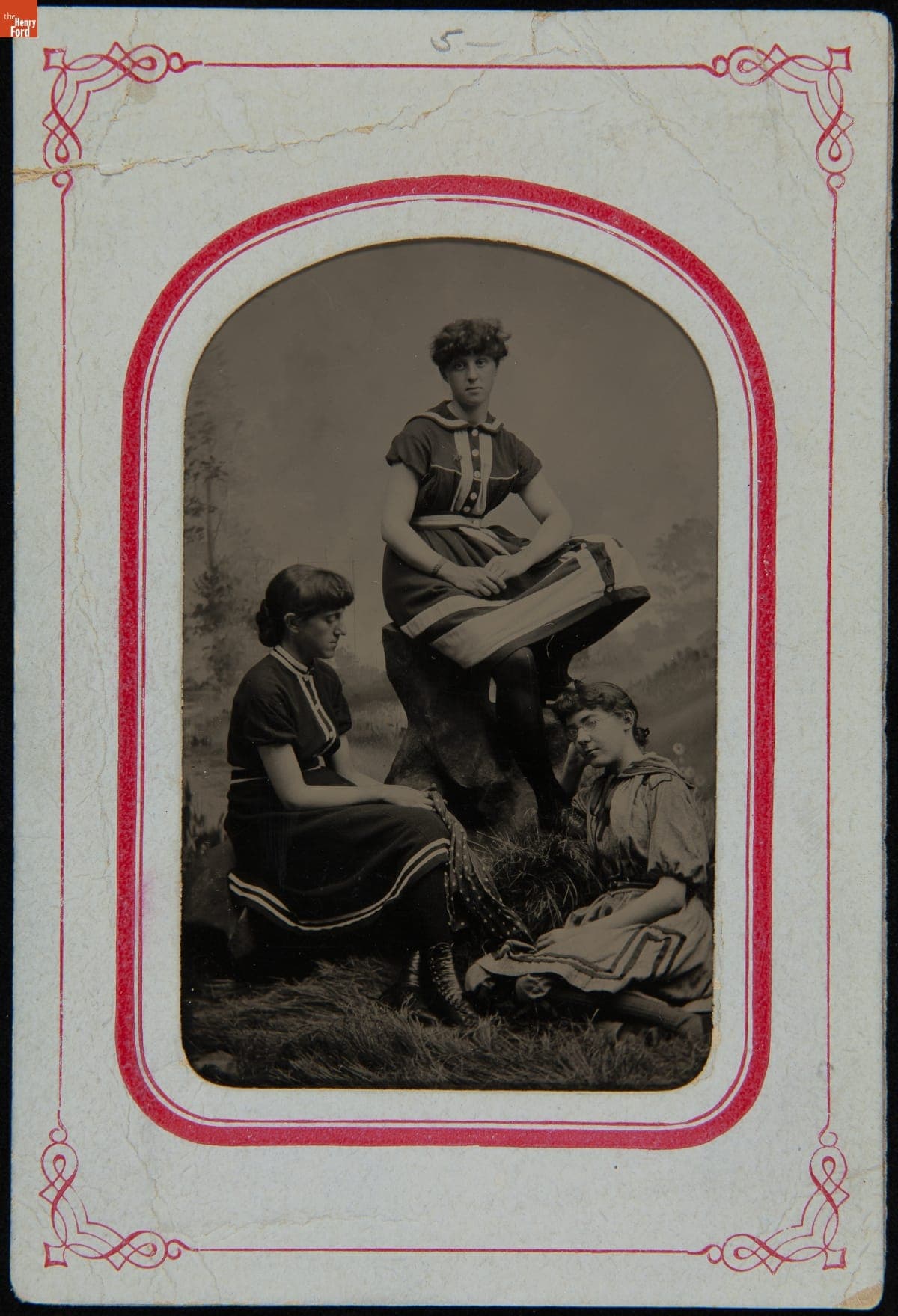 Three Women in Sports Clothing, 1885-1895