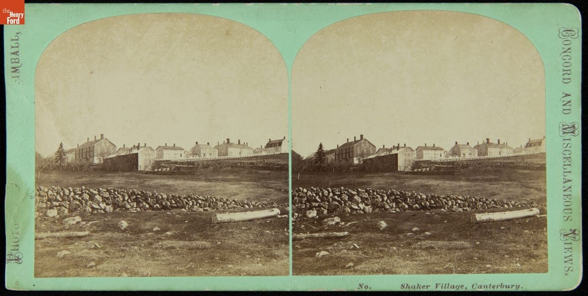 Shaker Village, Canterbury, New Hampshire, circa 1875