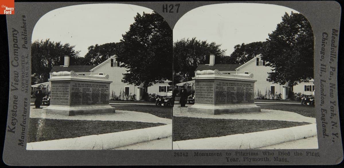 Monument to Pilgrims Who Died the First Year, Plymouth, Massachusetts, 1924
