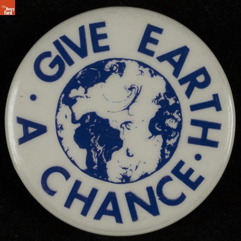 Button, "Give Earth a Chance," 1970