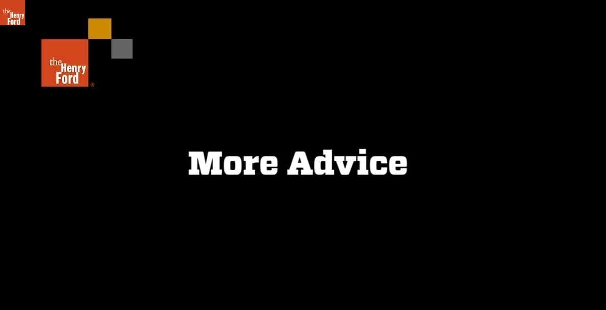 "More Advice," Clip from Interview with A.J. Foyt, August 18, 2008