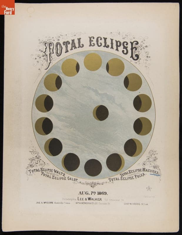 "Total Eclipse Mazurka," 1869