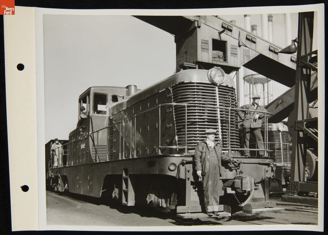 Diesel Locomotives at the Ford Rouge Plant, November 1937