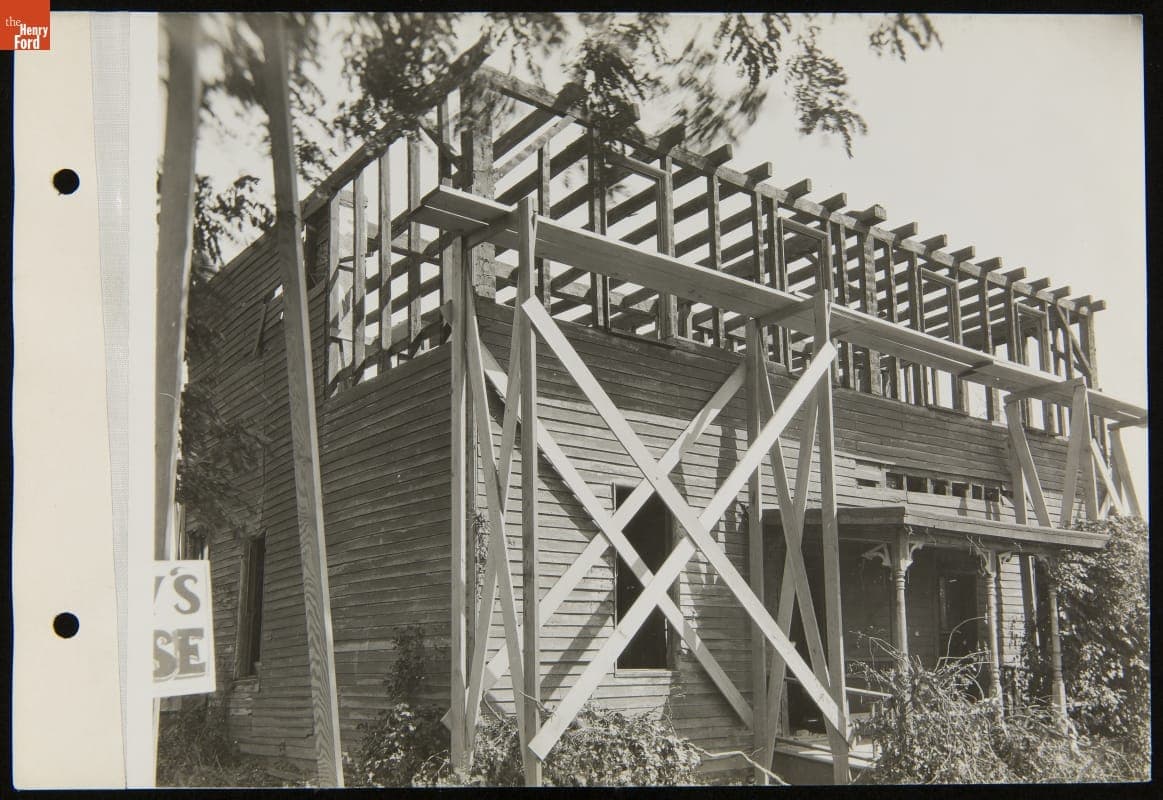 Logan County Courthouse Being Dismantled for Removal to Greenfield Village, September 1929