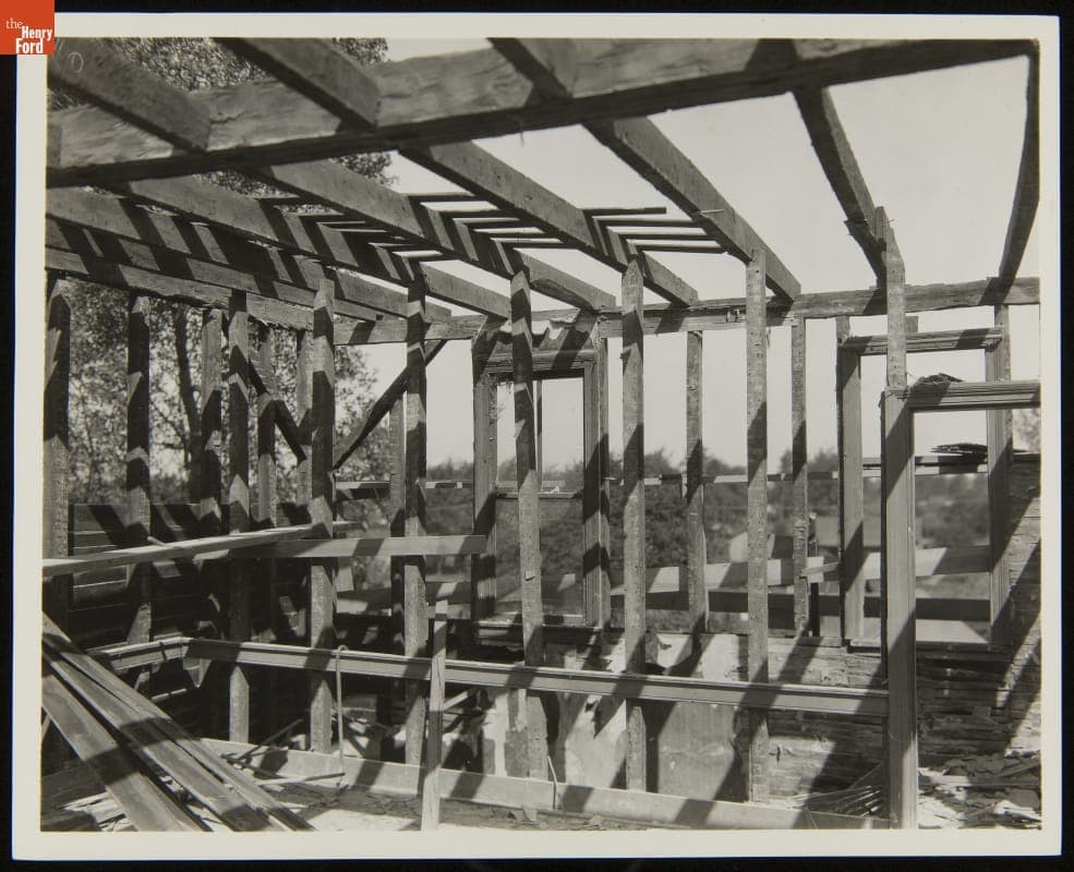 Logan County Courthouse Being Dismantled for Removal to Greenfield Village, September 1929