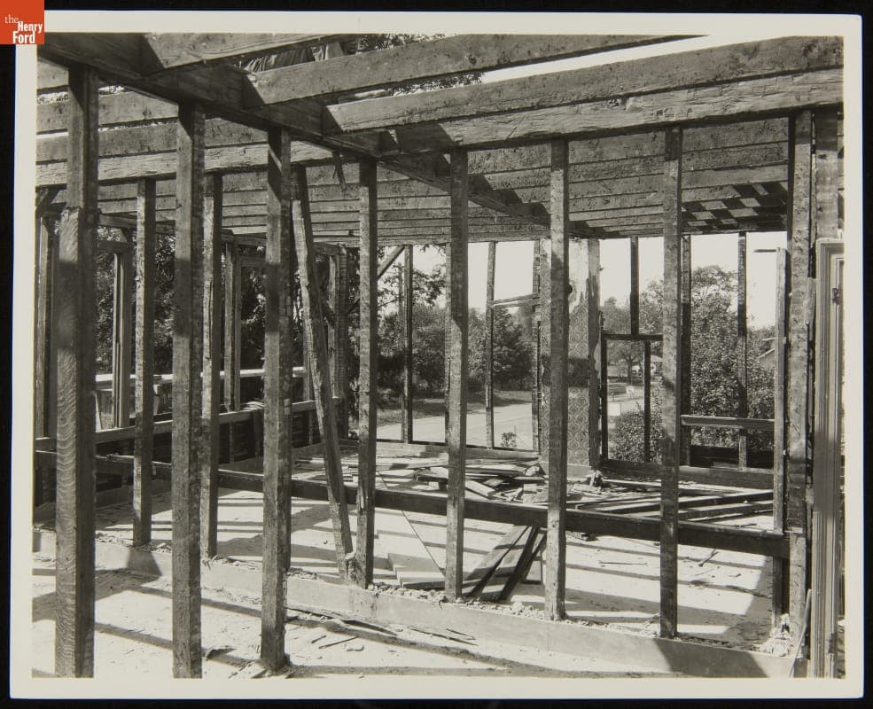 Logan County Courthouse Being Dismantled for Removal to Greenfield Village, September 1929