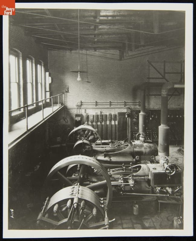 Pontiac State Hospital Dynamo Room, Pontiac, Michigan, 1930