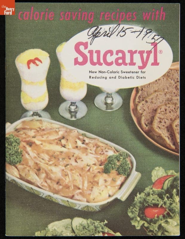 Recipe Booklet, "Calorie Saving Recipes with Sucaryl," 1955
