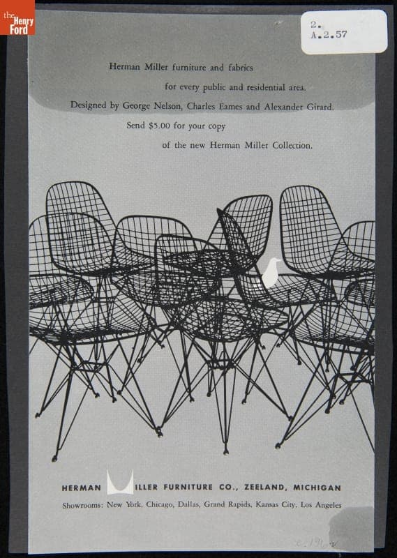 "Herman Miller Furniture and Fabrics for Every Public and Residential Area," 1953-1955