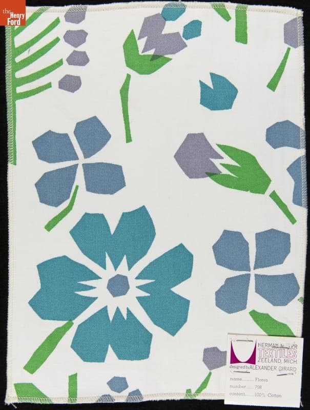 Swatch, "Flores," Designed by Alexander Girard for Herman Miller, 1960
