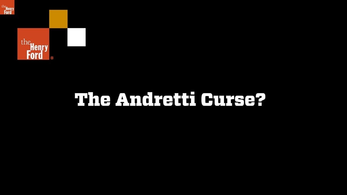 "The Andretti Curse," Clip from Interview with Mario Andretti, June 20, 2017