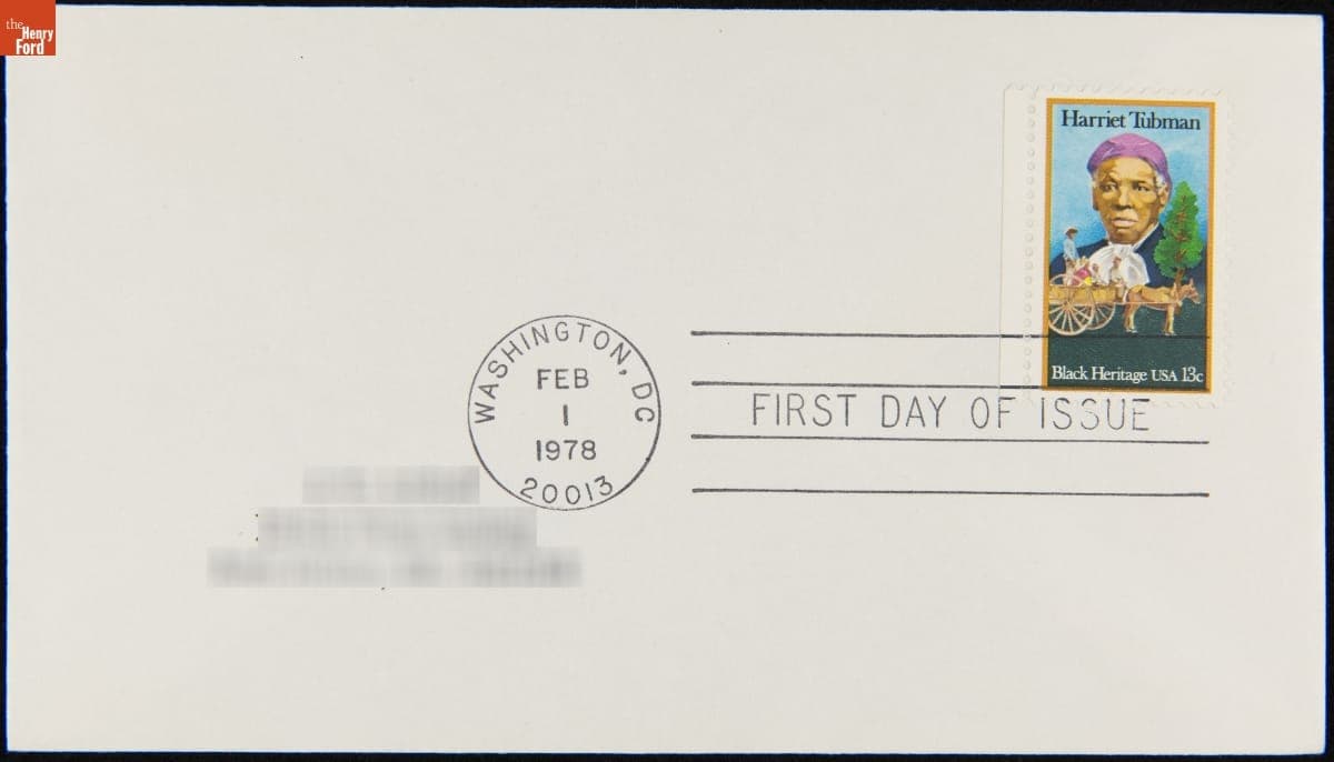 Harriet Tubman issue First Day Cover, 1978 Black Heritage Series