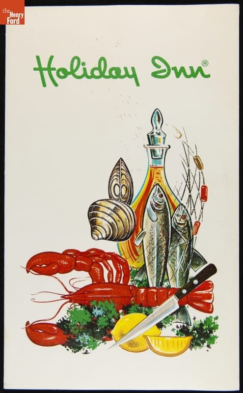 Holiday Inn Dinner Menu, February 15, 1964
