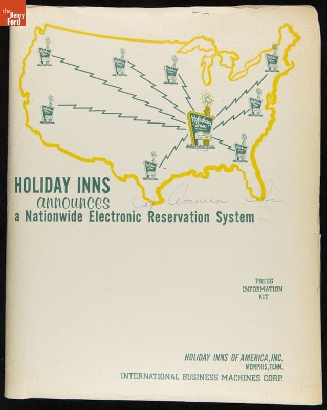 Holiday Inns Announces a Nationwide Electronic Reservation System, Press Information Kit, circa 1979