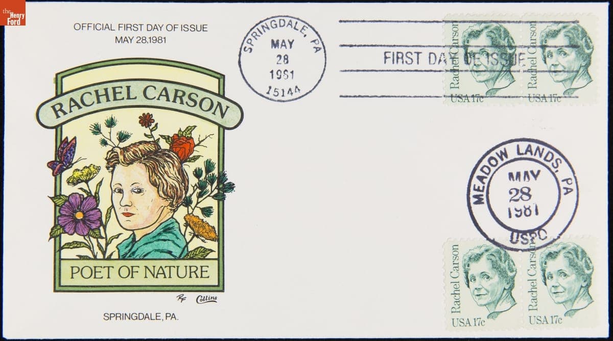 First Day Cover, "Rachel Carson Poet of Nature," May 28, 1981