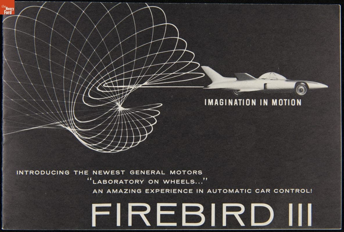 Brochure for General Motors Firebird III Concept Car, "Imagination In Motion," 1958