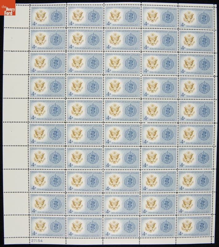 United States Postage Stamps, "World United Against Malaria," 1962