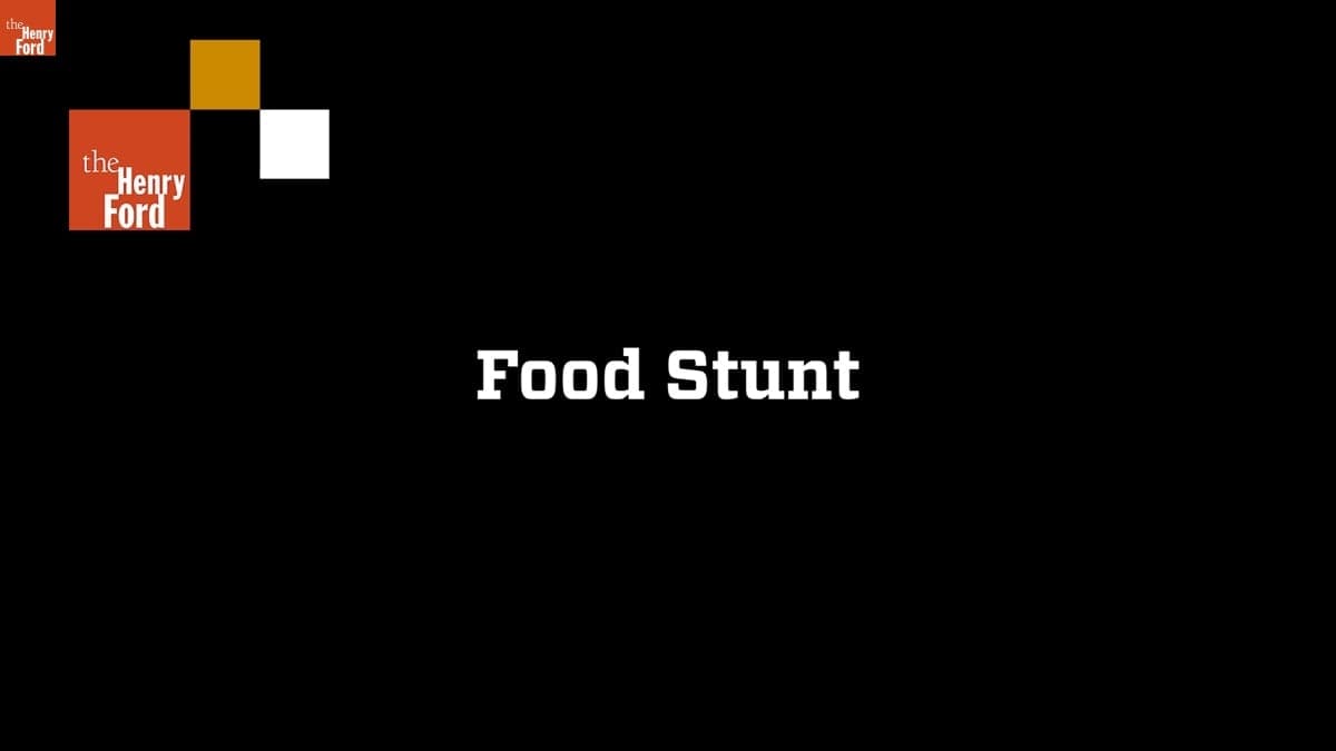 "Food Stunt," Clip from Interview with Alice Waters, March 10, 2015