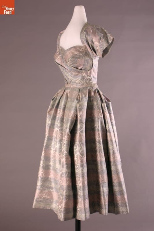 Evening Dress with Jacket, Worn by Elizabeth Parke Firestone, 1953
