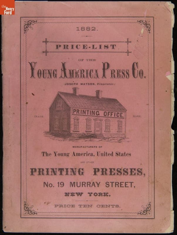 Young America Press Company Catalog, 1882