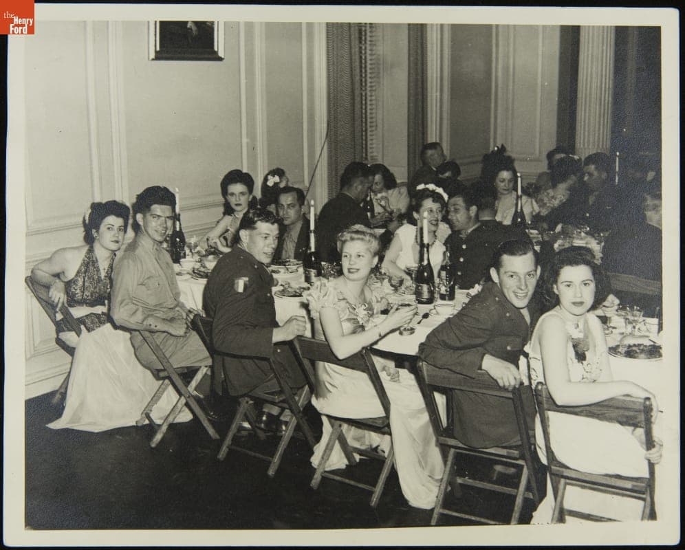 AFL-USO Dinner for Percy Jones Hospital Veterans, Detroit, Michigan, May 1945