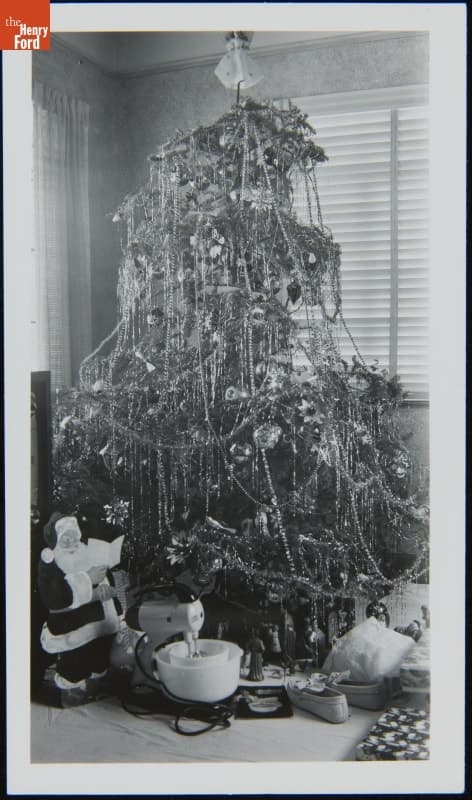 Christmas Tree with Presents, circa 1957