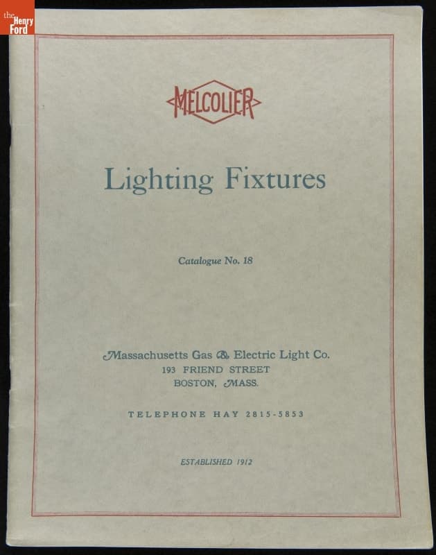 "Lighting Fixtures : Specifications : Catalog No. 18," circa 1925