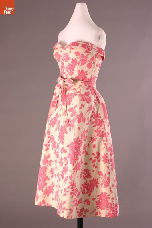 Dress, Worn by Elizabeth Parke Firestone, 1955