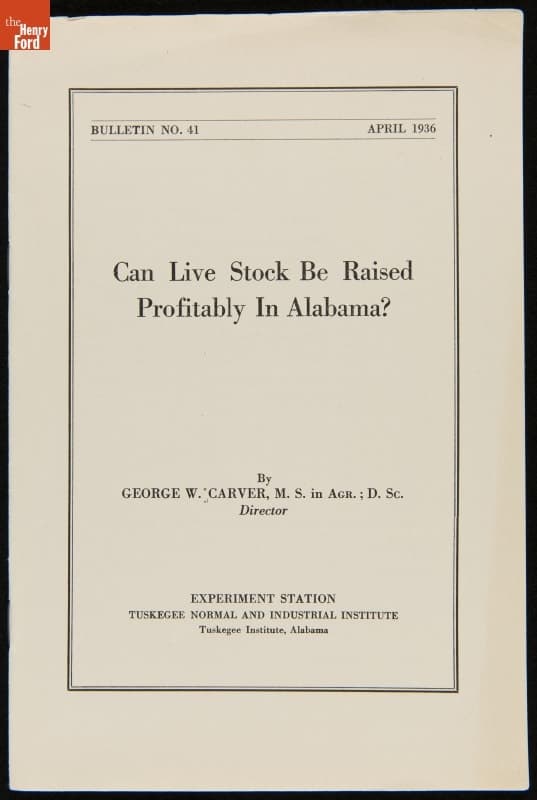Can Live Stock Be Raised Profitably In Alabama?, Bulletin No. 41, April 1936