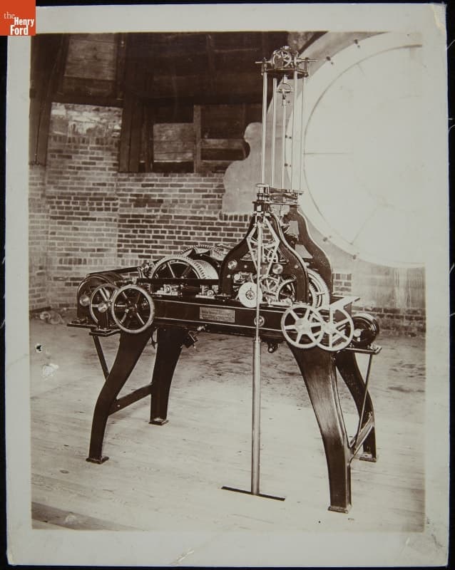 Clockwork inside Henry Ford Museum Clock Tower, 1929