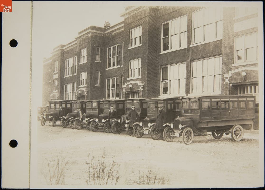 Ford School Bus Fleet, March 1925